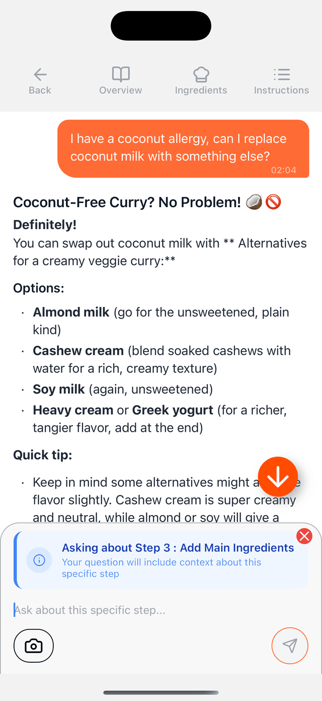 AI Recipe Assistant