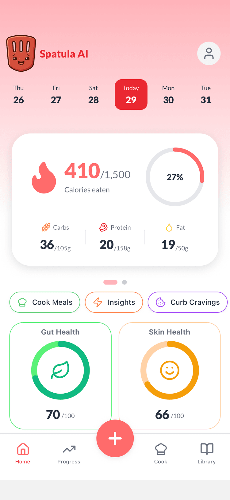 Spatula AI - Track calories, macros, and discover recipes